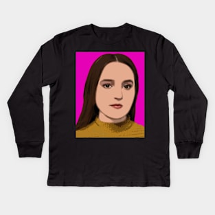 kaitlyn dever Kids Long Sleeve T-Shirt